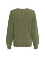 ryggen af grøn strik MOSS Copenhagen MSCHFestina Hope Pullover