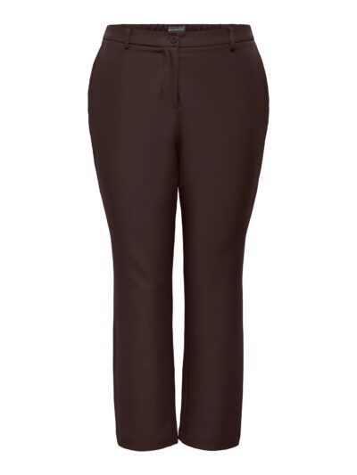 ONLY Carmakoma CARTHEA Straight Ank Pant | Black Coffee